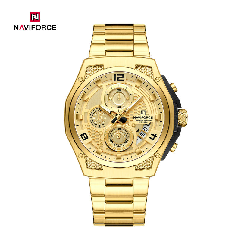 Naviforce NF8051S Men’s Stainless Steel Strap