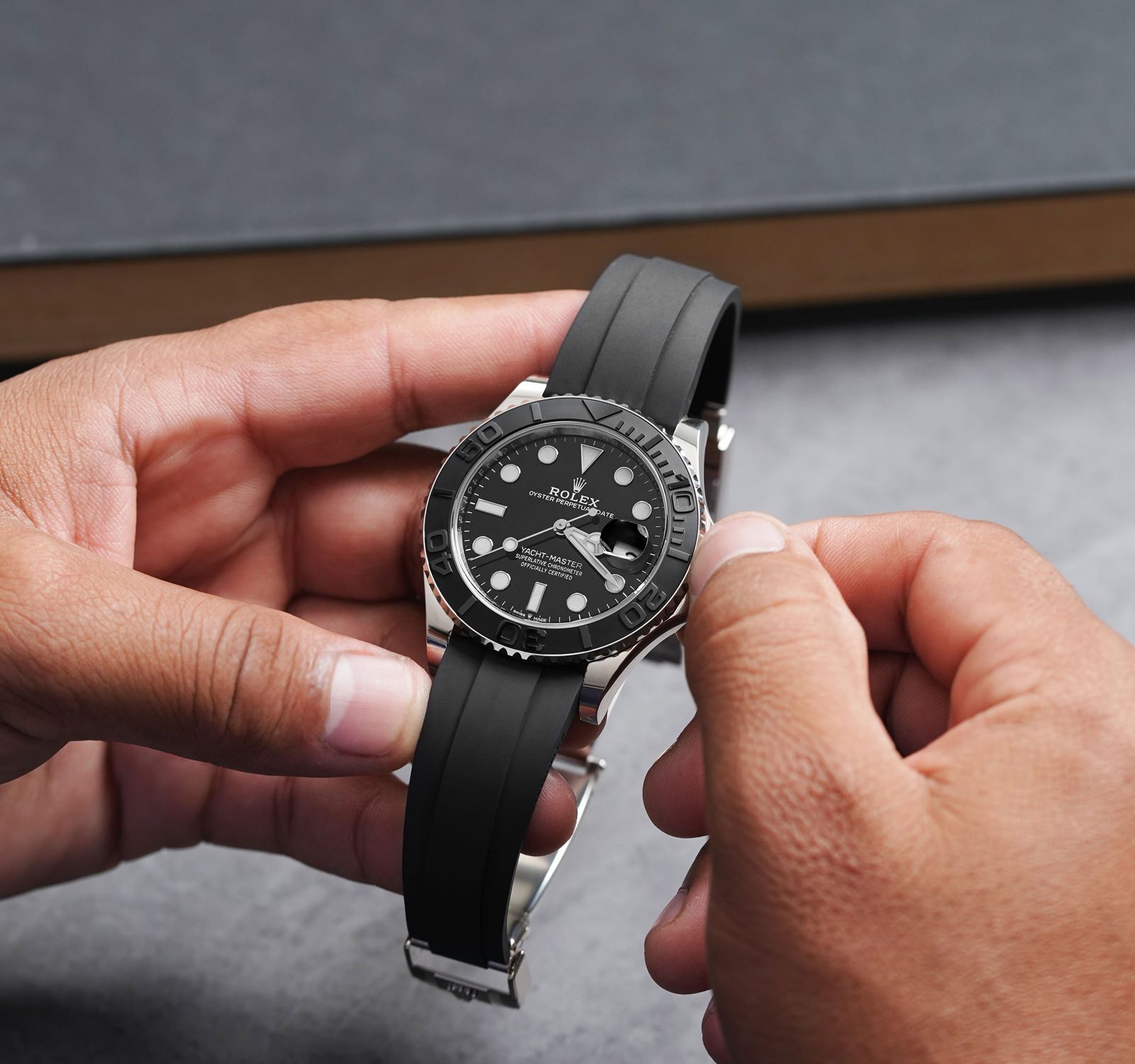 Men's Rolex pu-Master 40
