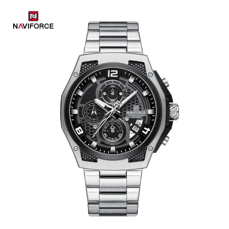 Naviforce NF8051S Men’s Stainless Steel Strap