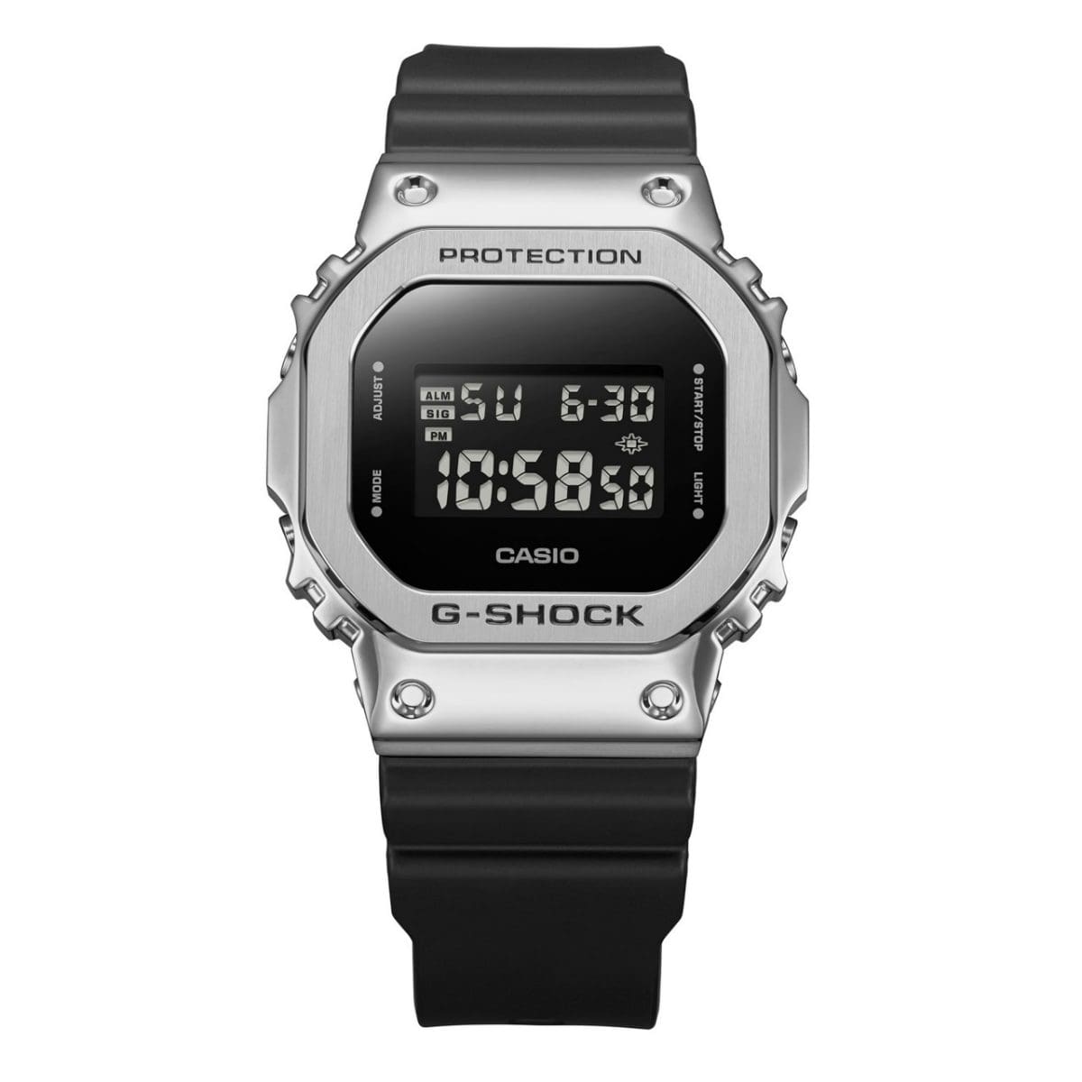 G-SHOCK 5600BB METAL BODY SILVER BLACK
