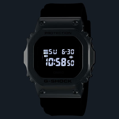 G-SHOCK 5600BB METAL BODY SILVER BLACK
