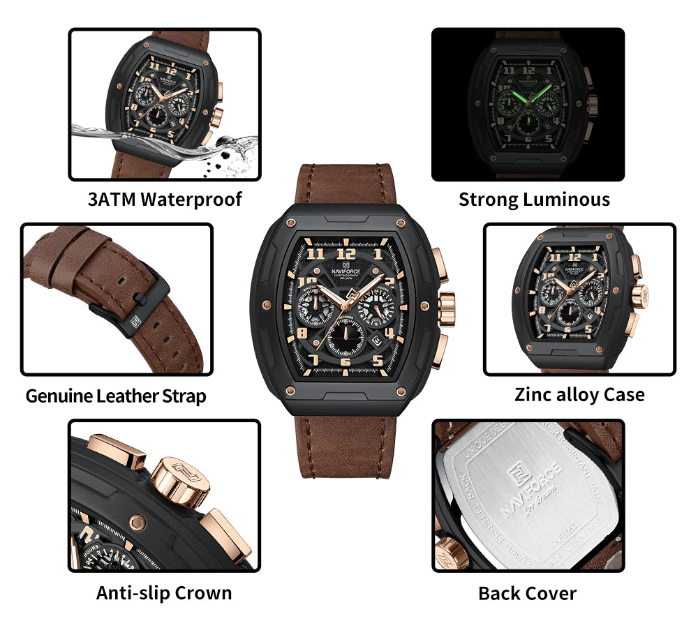 Naviforce NF8053 Brand Watch for Men