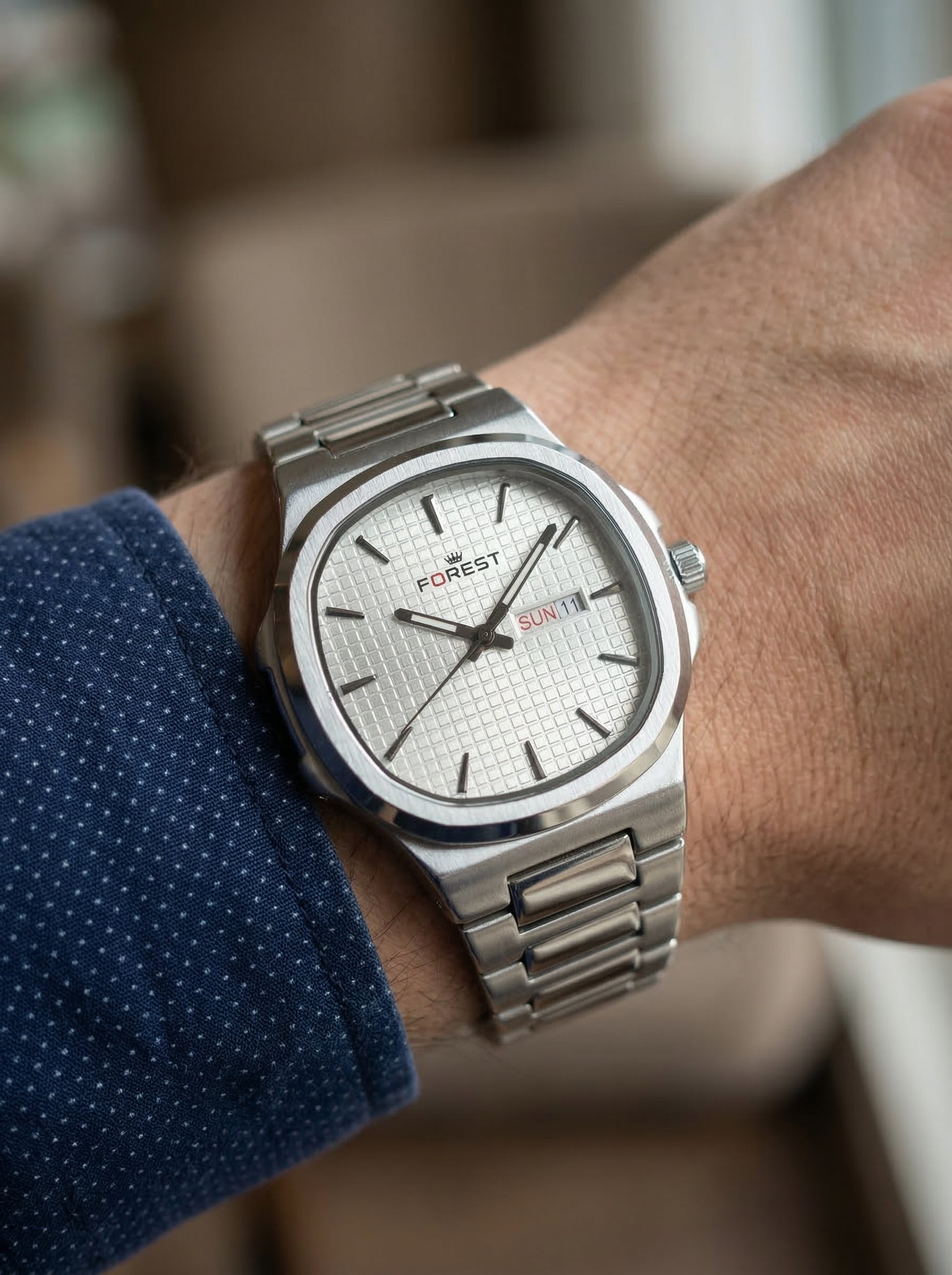 Forest Retro Silver Waffle (TWM Curated)