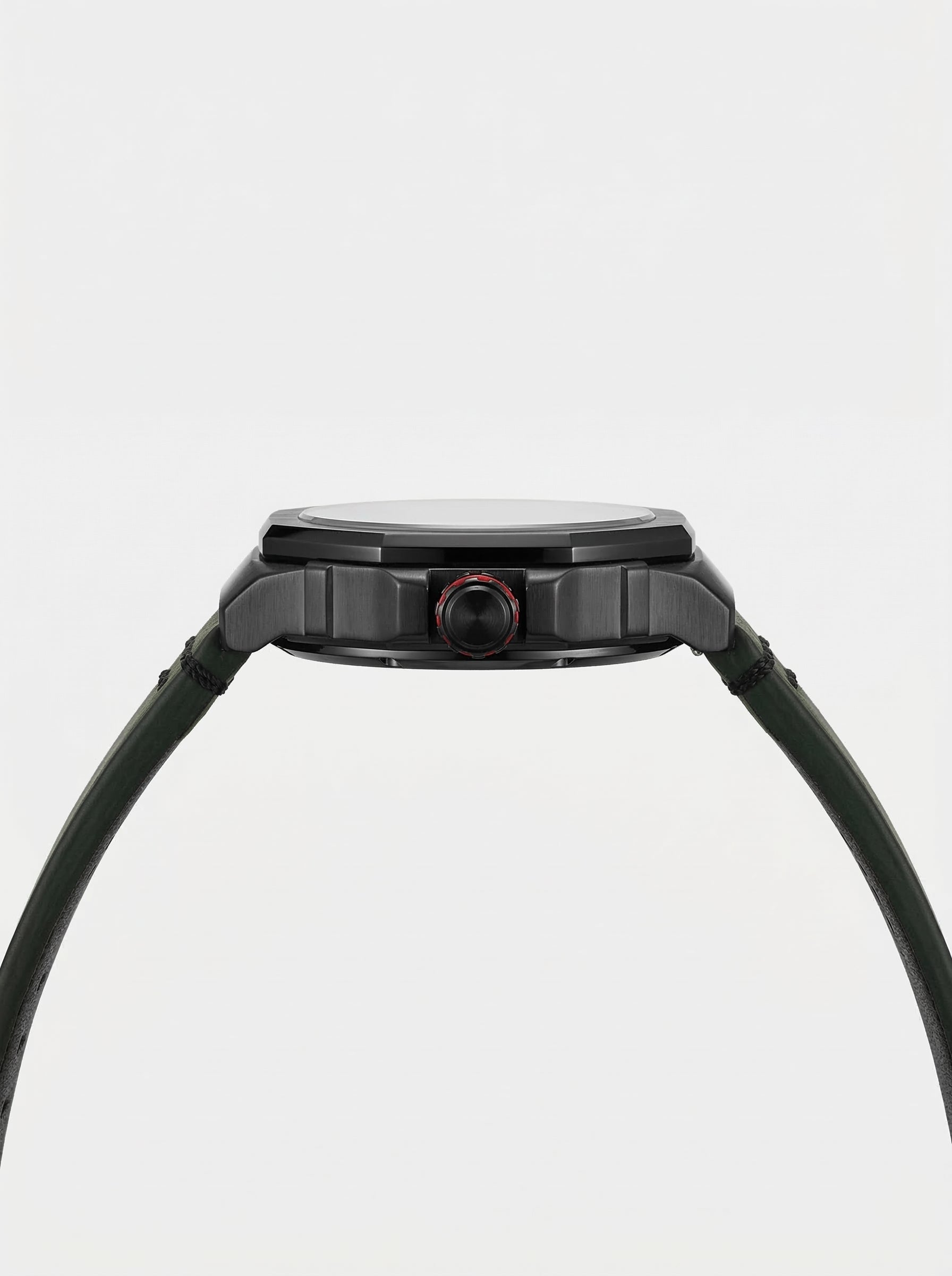 Forest Stealth Edition – Silver Dial Matte Black Watch (TWM Curated)