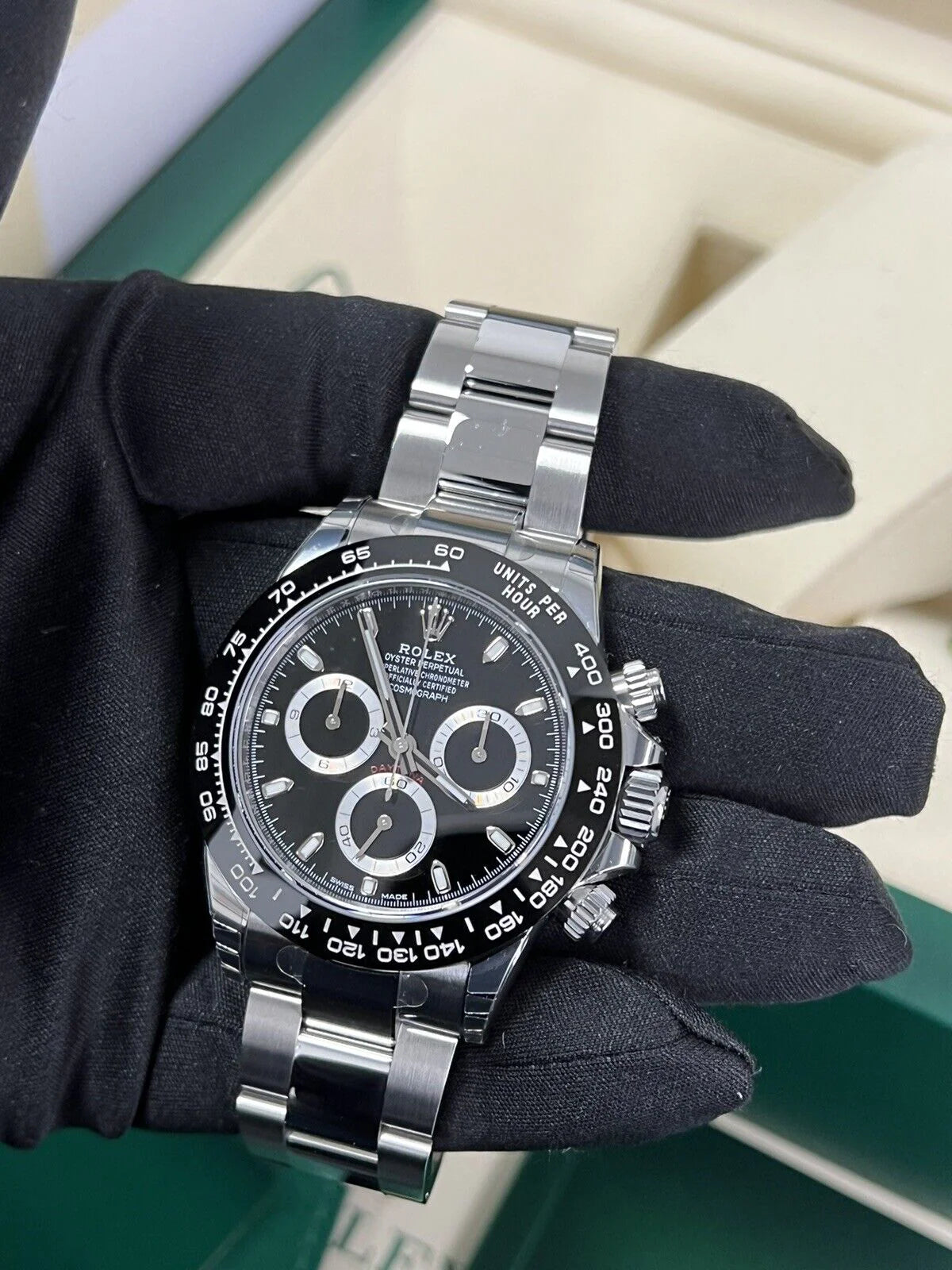 Rolex Cosmograph Daytona Black dial  comInline Delivery Info
