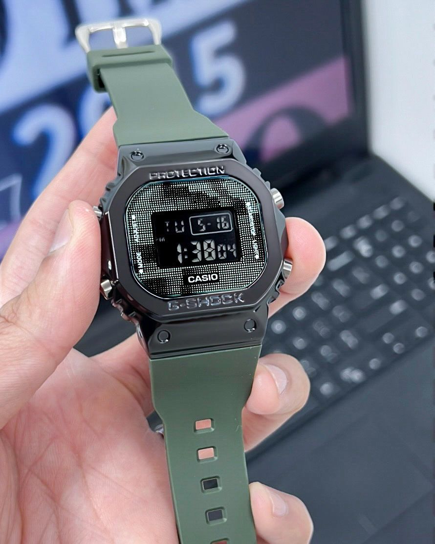 G-SHOCK 5600BB METAL BODY MILITARY PATTERN
