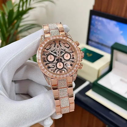 Rolex Daytona Tiger Gold Diamond Metal Watch comInline Delivery Info