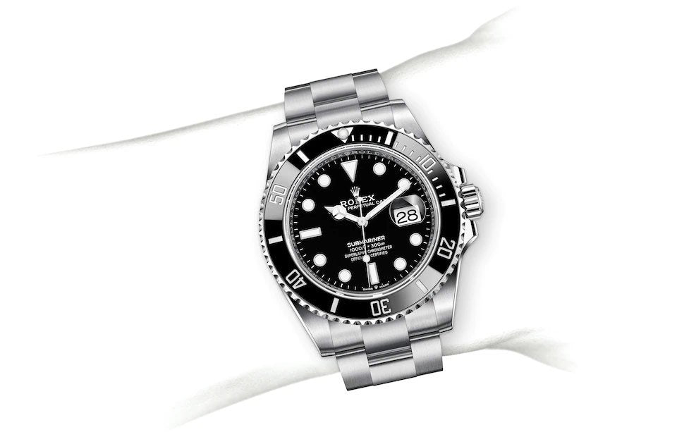 Rolex Submarine Black dial Date – crepculture.comInline Delivery Info