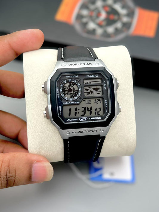 Casio 1200 SIlver C/ Black