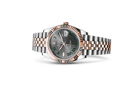 Rolex Datejust Dualtone Grey Dial Metal Watch .comInline Delivery Info